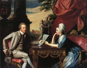  Eva Pintura - El señor y la señora Ralph Izard Alice Delancey retrato colonial de Nueva Inglaterra John Singleton Copley